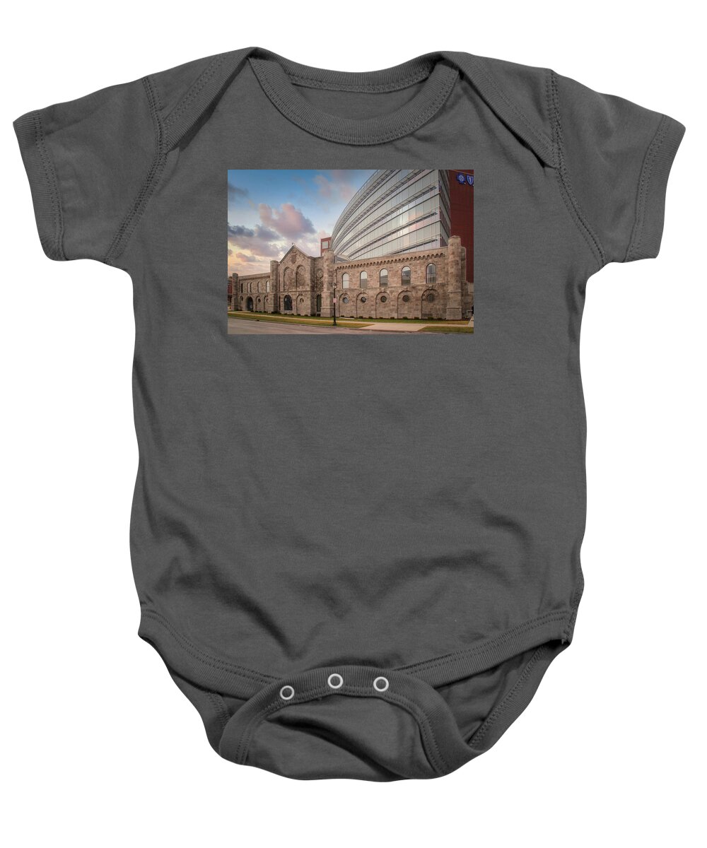 Bc/bs Baby Onesie featuring the photograph The Alamo in Buffalo by Guy Whiteley