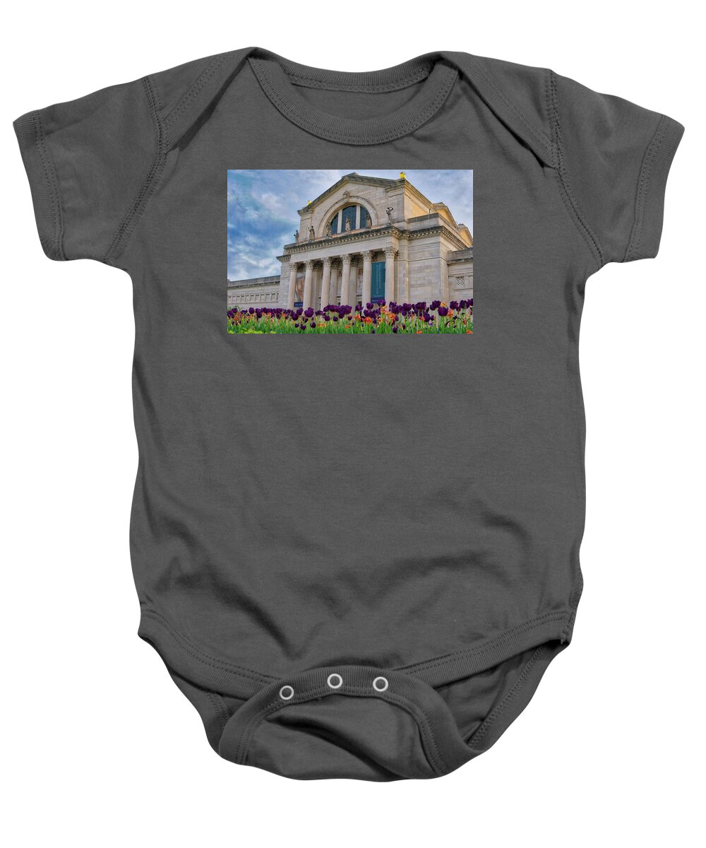 St. Louis Art Museum Baby Onesie featuring the photograph The Art Museum by Randall Allen
