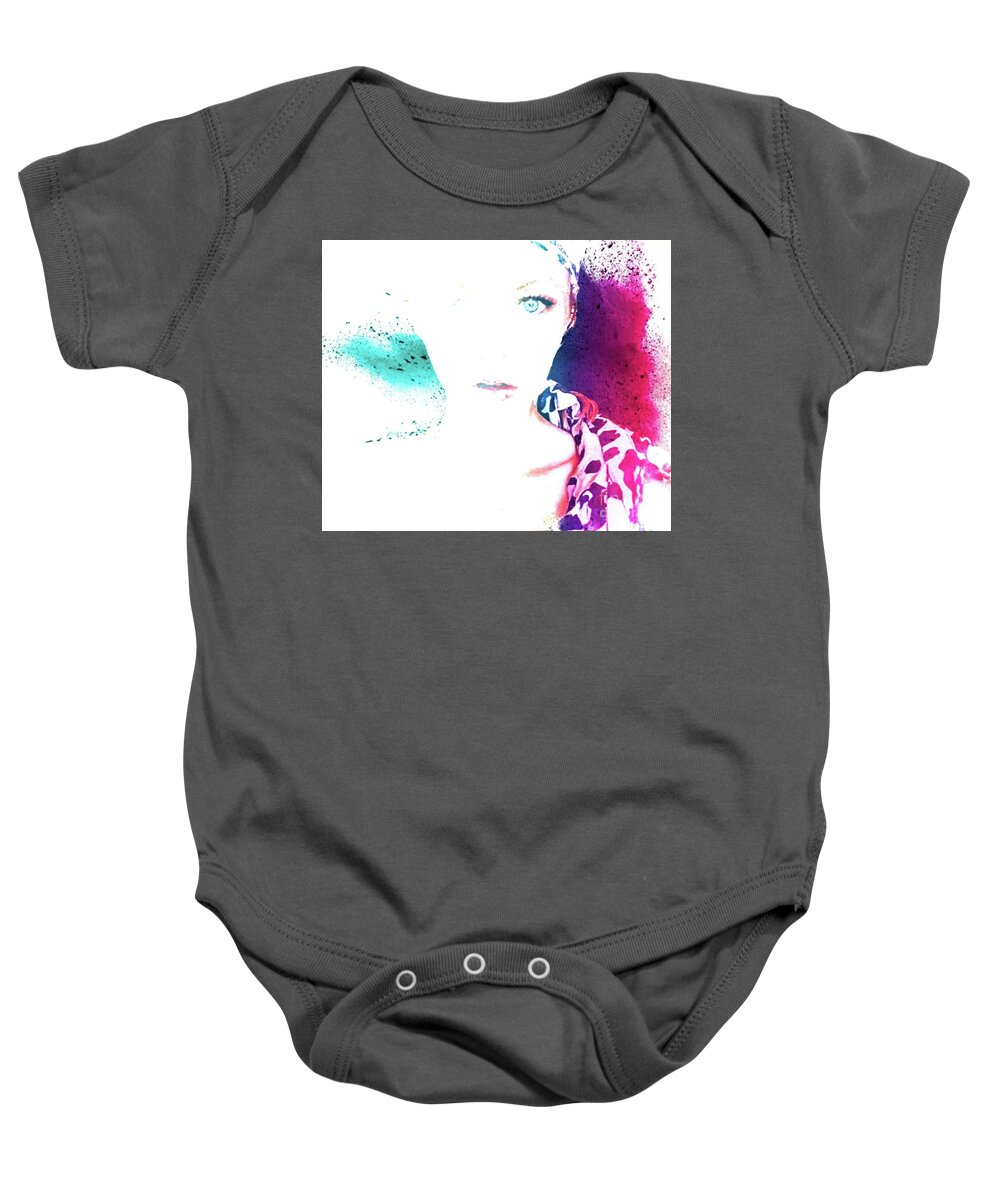 Fineart Baby Onesie featuring the digital art The between by Yvonne Padmos