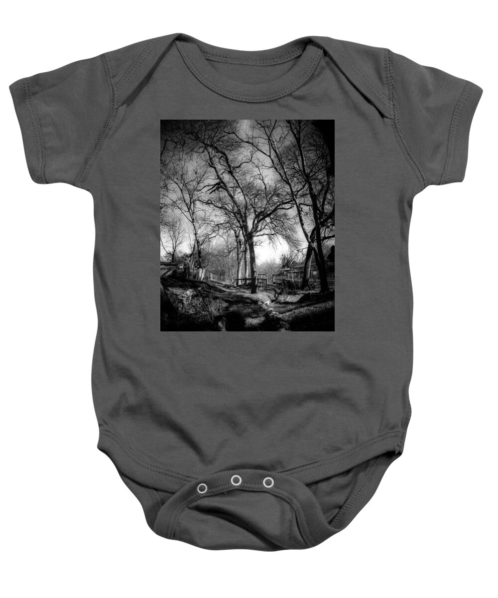 Creek Baby Onesie featuring the photograph The Creek, Again by W Craig Photography