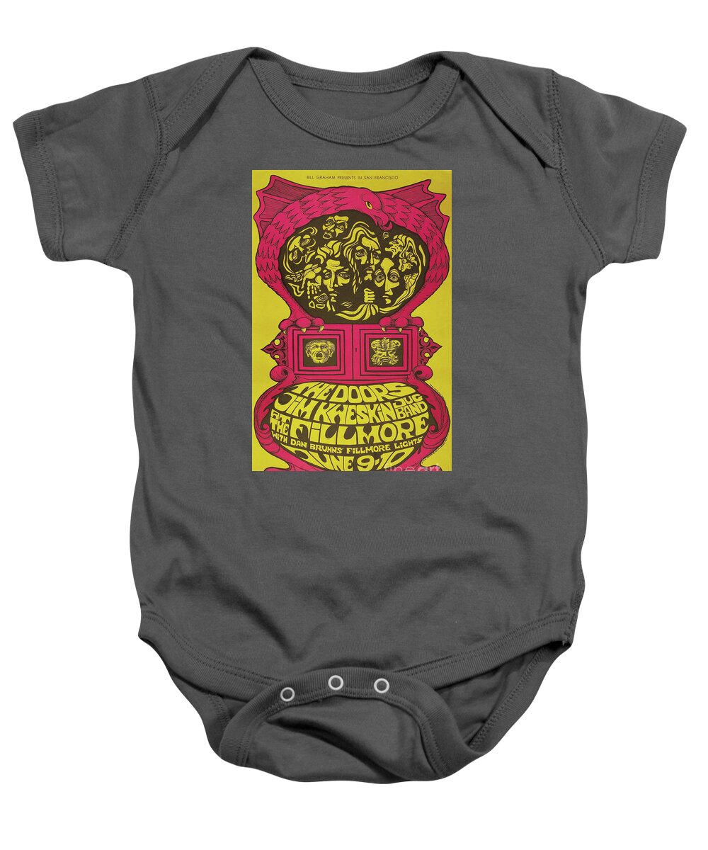 The Doors Baby Onesie featuring the photograph The Doors at the Fillmore by The Doors