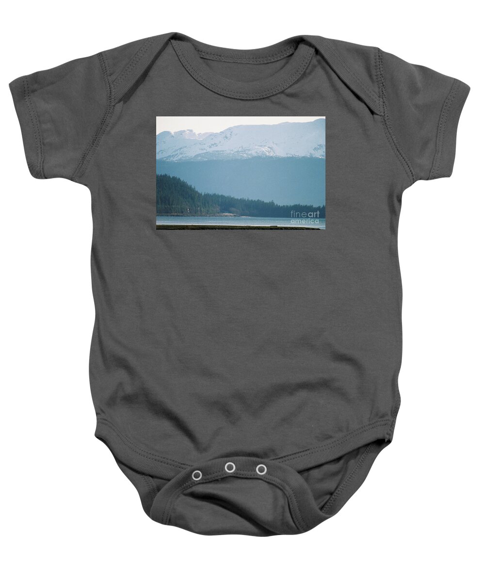 #alaska #juneau #ak #cruise #tours #vacation #peaceful #douglas #outerpoint #capitalcity Baby Onesie featuring the photograph The Drive Around The Bend by Charles Vice