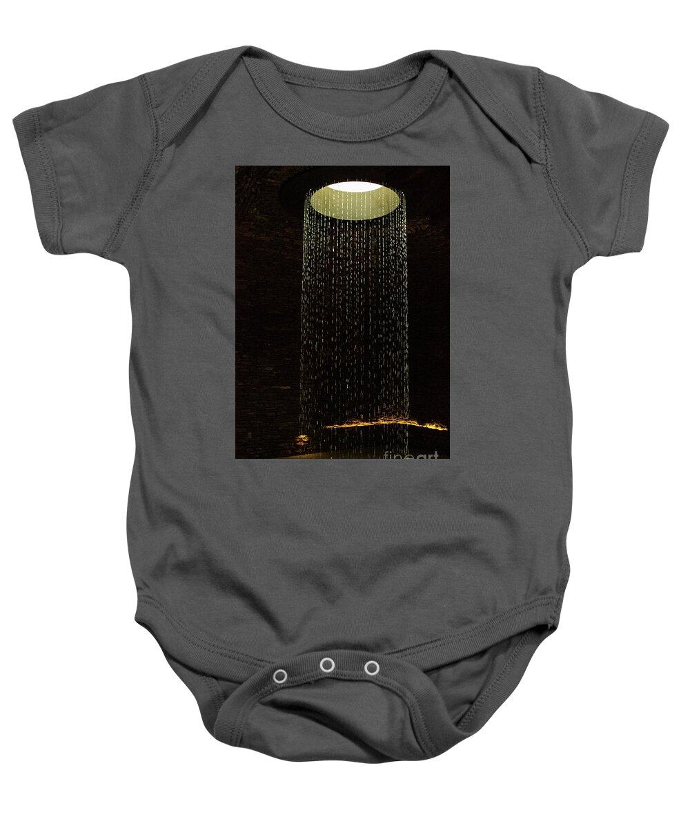 Fountain Of Youth Baby Onesie featuring the photograph The Fountain Within by Marilyn Cornwell