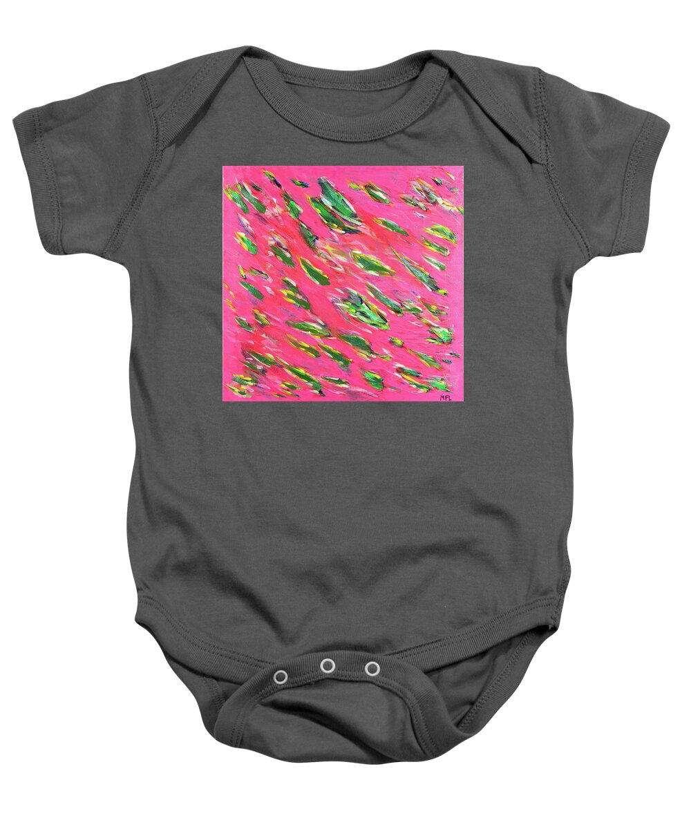  Baby Onesie featuring the painting The Journey by Mark Lyons
