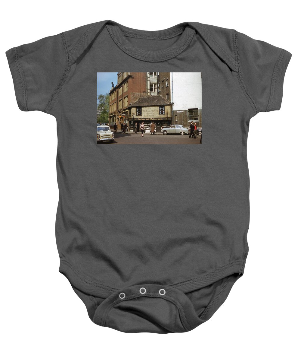 Charles Dickens Baby Onesie featuring the photograph The Old Curiosity Shop 1957 by Jeremy Butler