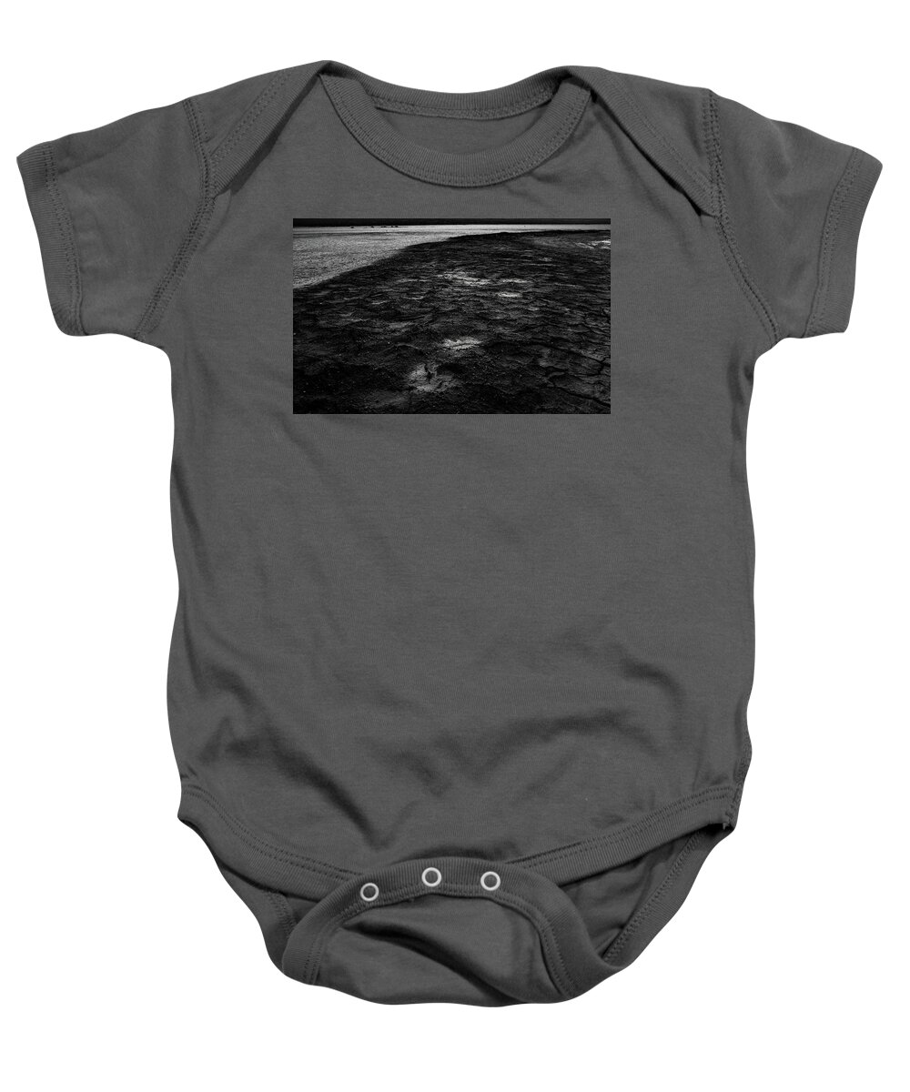 Mojave Desert Baby Onesie featuring the photograph The Parched Earth by Mark Gomez