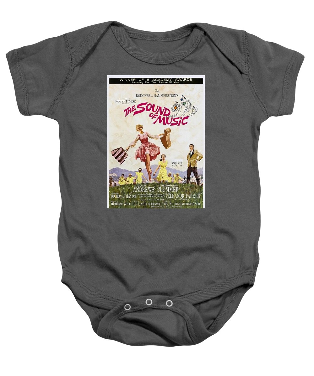 Synopsis Baby Onesie featuring the mixed media ''The Sound of Music'', 1965 - art by Howard Terpning by Movie World Posters