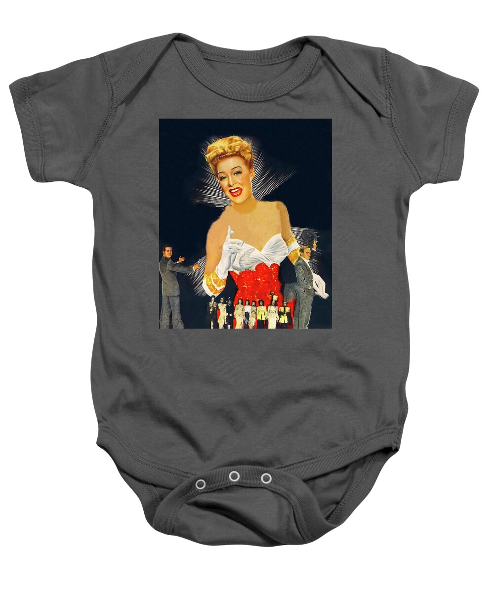 Stork Baby Onesie featuring the painting ''The Stork Club'', 1945, movie poster painting by Movie World Posters