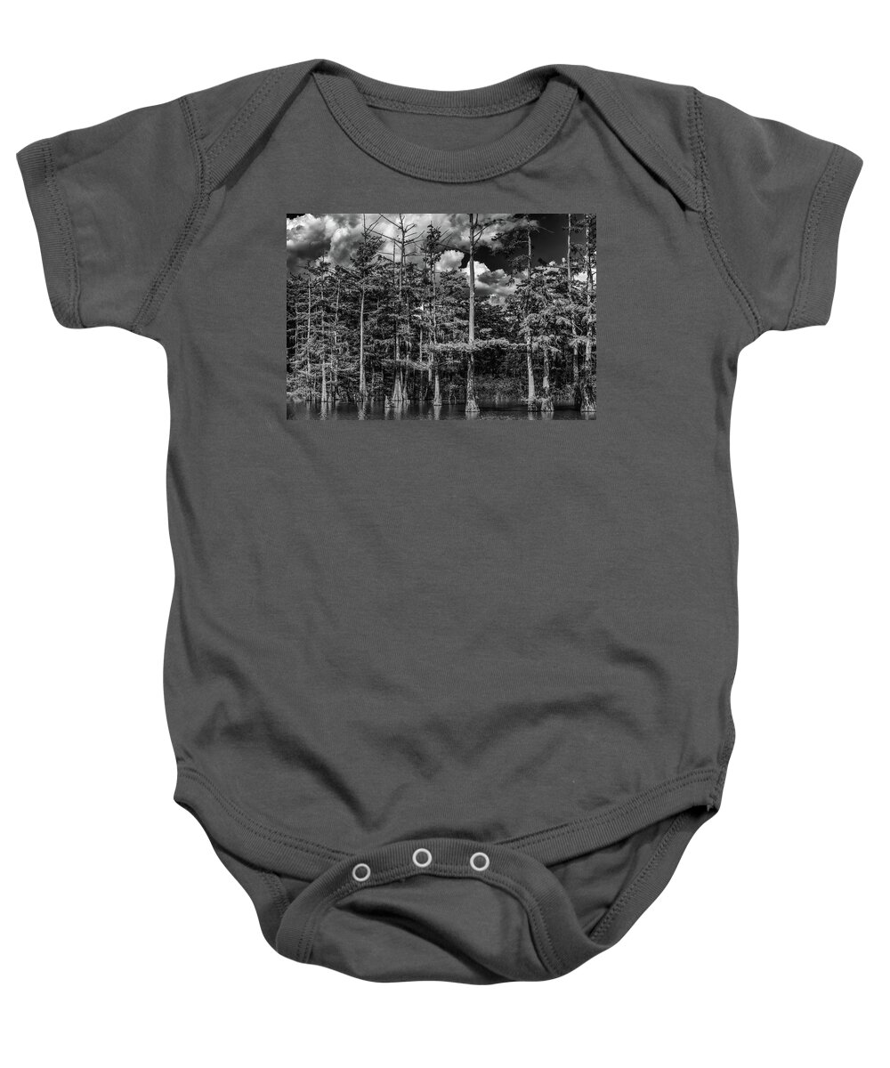 St Catherine Creek National Wildlife Refuge Baby Onesie featuring the photograph The Swamp by Mike Schaffner