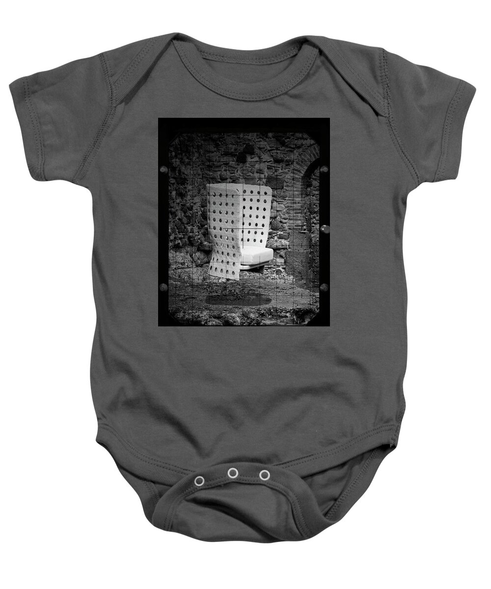 Throne Baby Onesie featuring the photograph The Throne by Al Fio Bonina