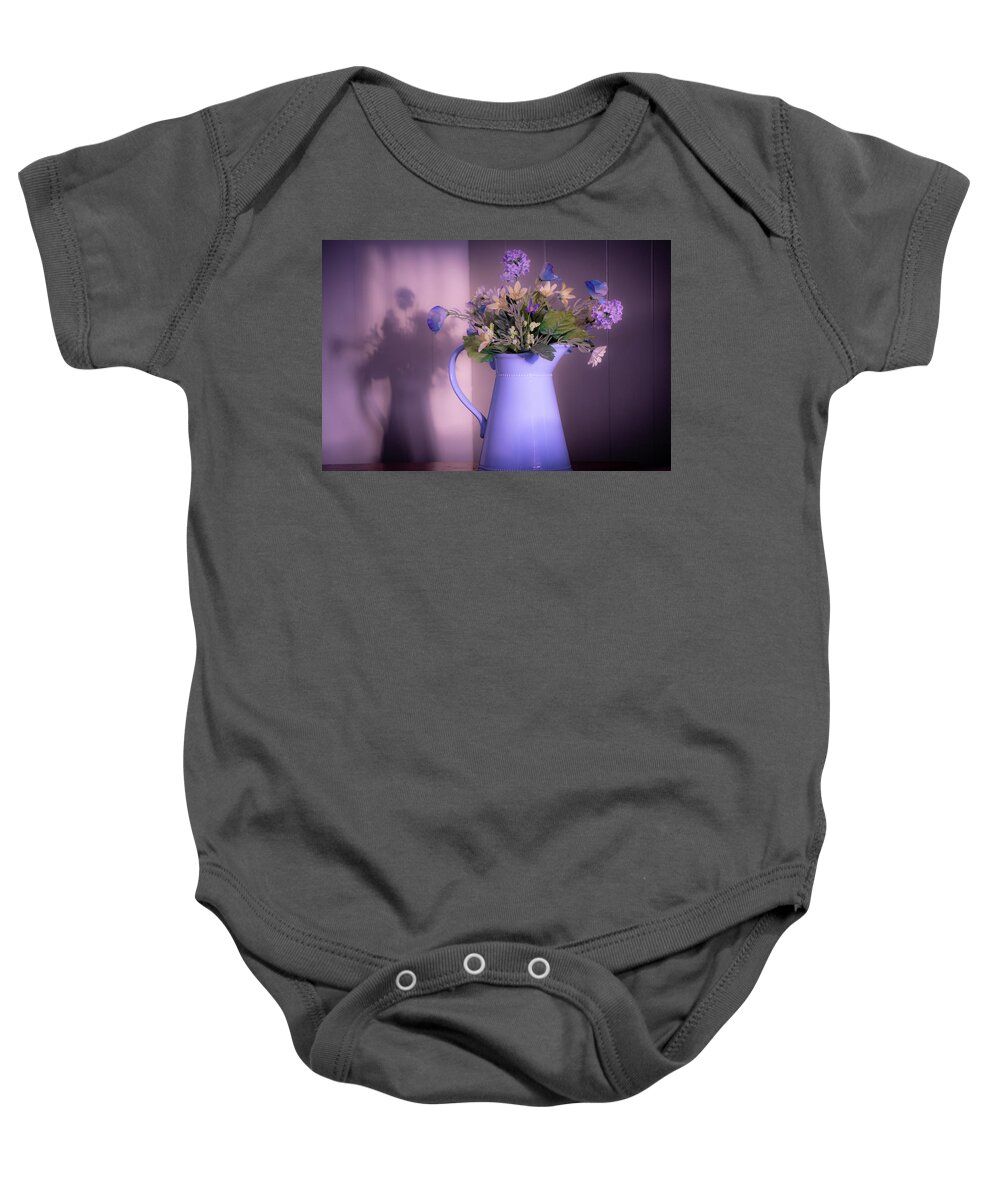 Flowers Baby Onesie featuring the photograph Thinking of Spring by Linda Howes