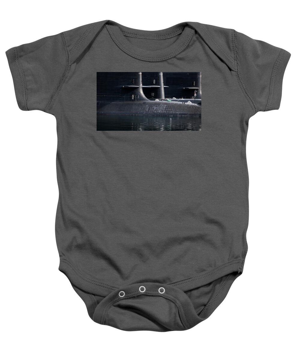 Asia Baby Onesie featuring the photograph Three Sub Sides by Bill Chizek