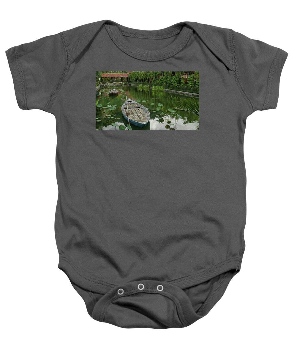 Boat Baby Onesie featuring the photograph Traditional boats by Robert Bociaga