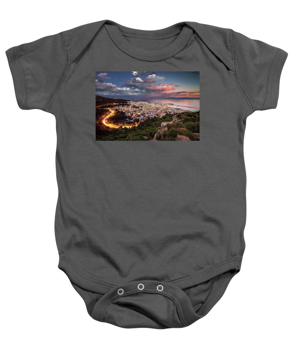 Kavala Baby Onesie featuring the photograph Transition by Elias Pentikis