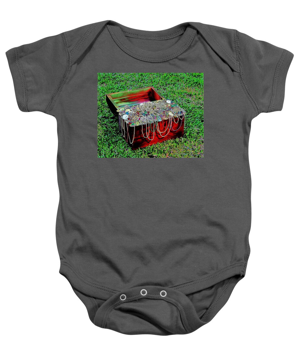 Pirate Baby Onesie featuring the photograph Treasure Chest by Andrew Lawrence