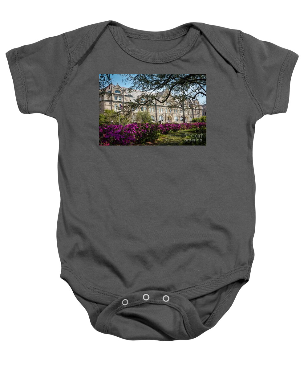 Louisiana Baby Onesie featuring the photograph Tulane University by Agnes Caruso
