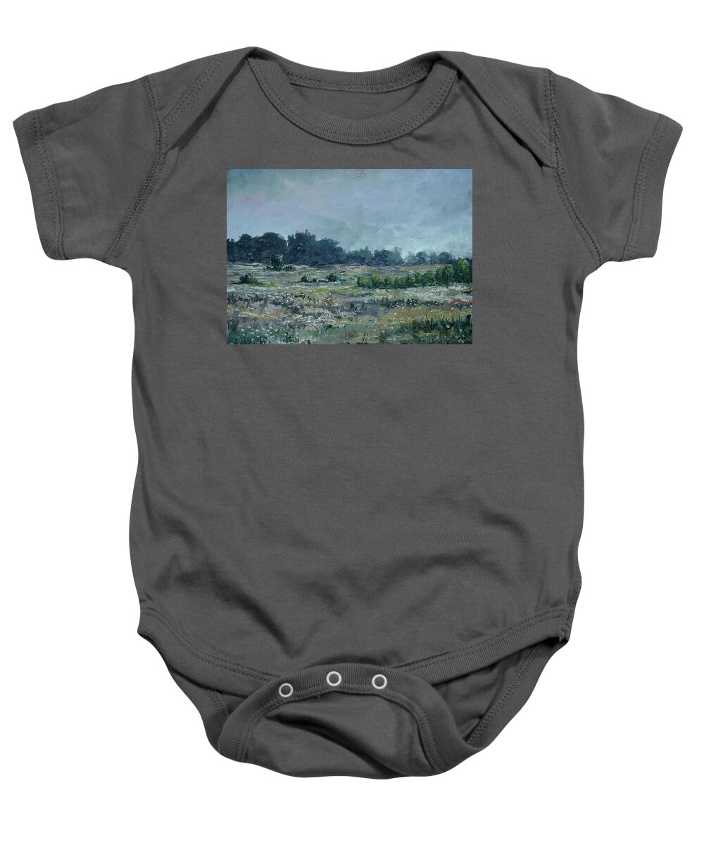  Baby Onesie featuring the painting Havenwoods Marshes by Douglas Jerving