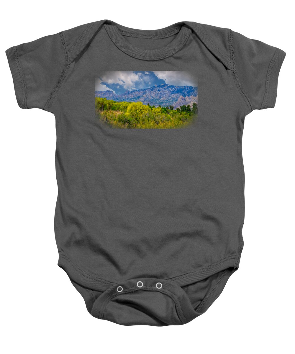 Mark Myhaver Photography Baby Onesie featuring the photograph Vista del Valle 24810 by Mark Myhaver