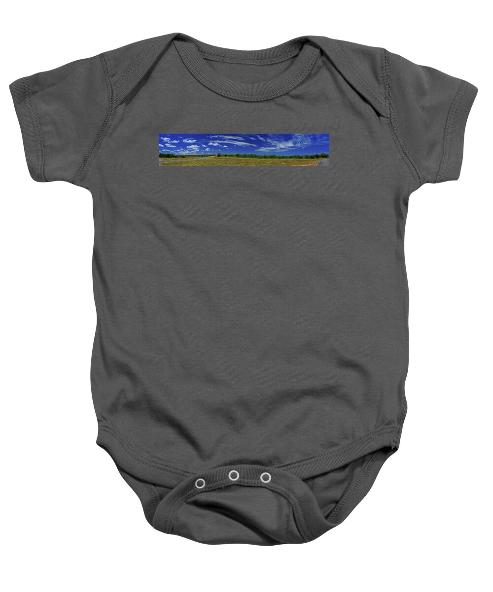 Vista Baby Onesie featuring the photograph Wide Open Spaces by George Taylor