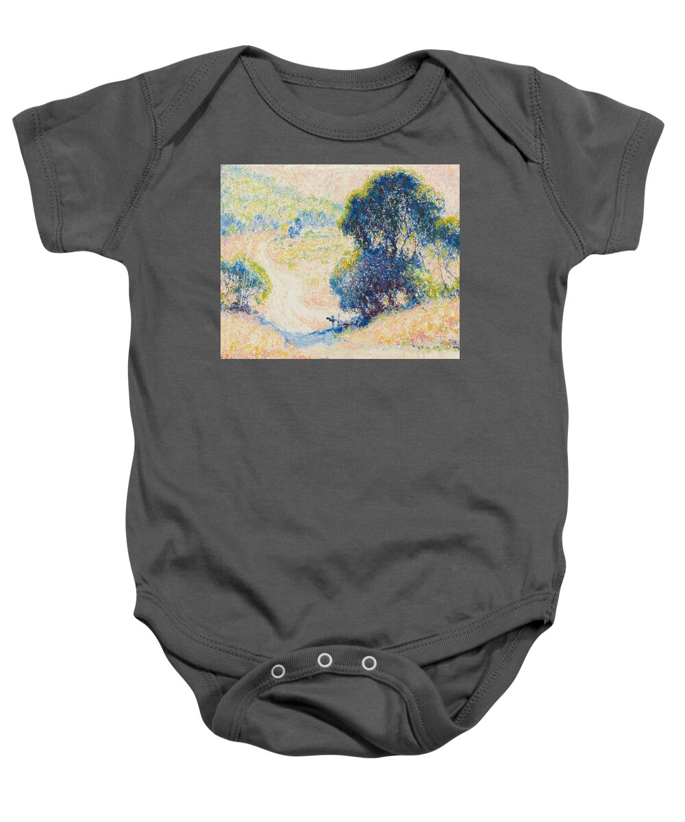 Vector Baby Onesie featuring the painting William Clapp by MotionAge Designs