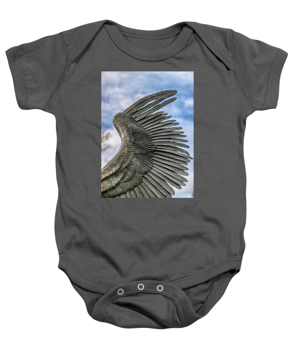 Angel Baby Onesie featuring the photograph Wing by Rick Nelson
