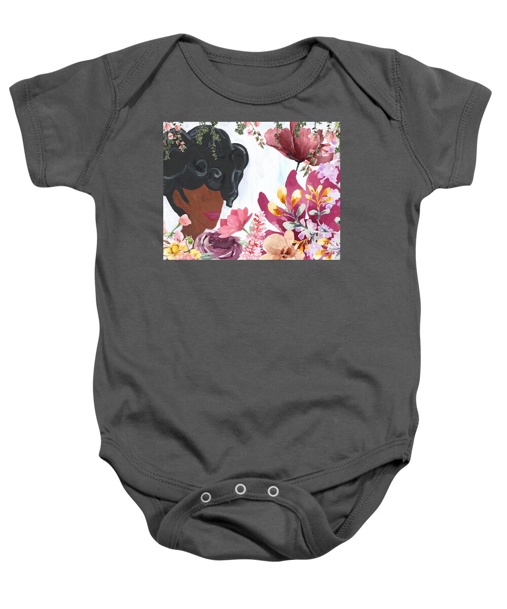  Baby Onesie featuring the painting Milk and Honey by Francis Brown