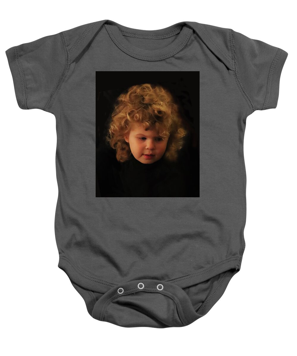  Baby Onesie featuring the photograph Yael by Aleksander Rotner