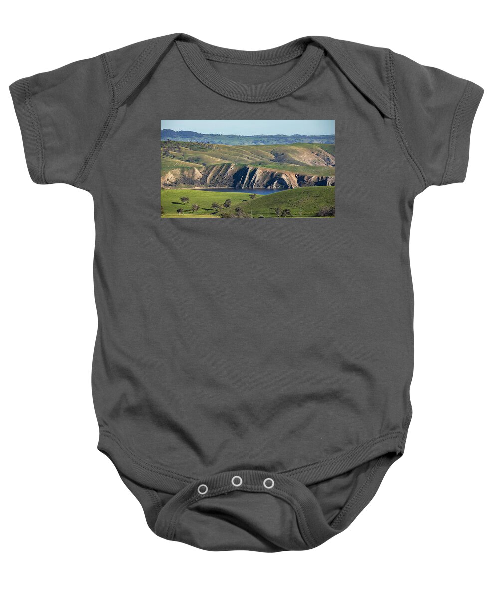 Yass Baby Onesie featuring the photograph Yass by Ari Rex