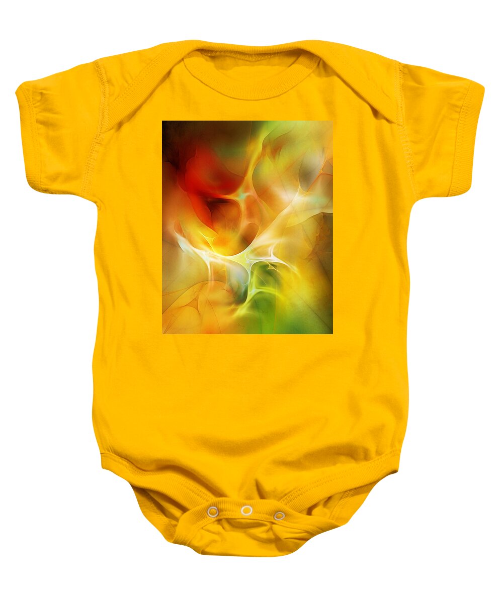 Fine Art Baby Onesie featuring the digital art The heart of the matter #1 by David Lane
