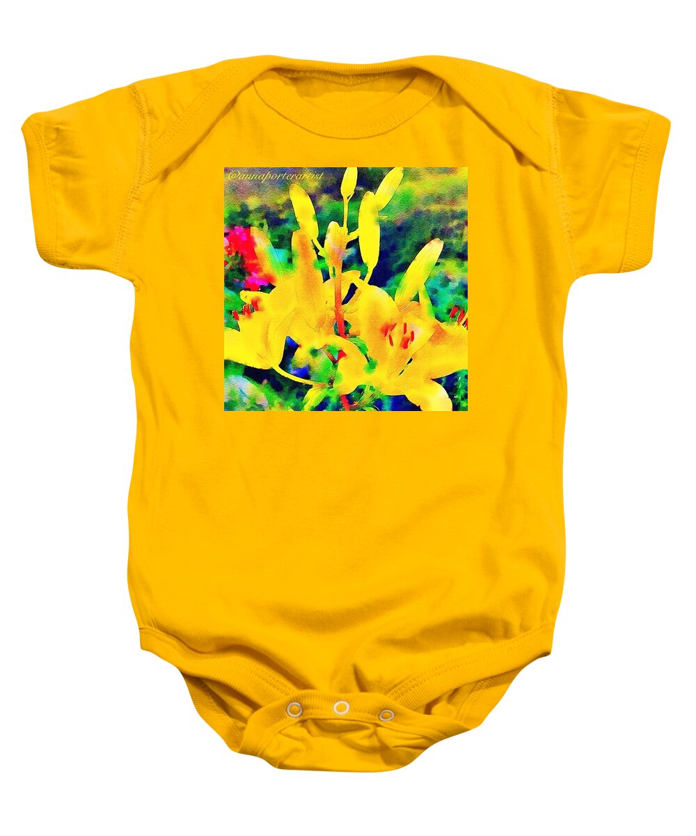 Bright Baby Onesie featuring the photograph A Glorious New Day by Anna Porter