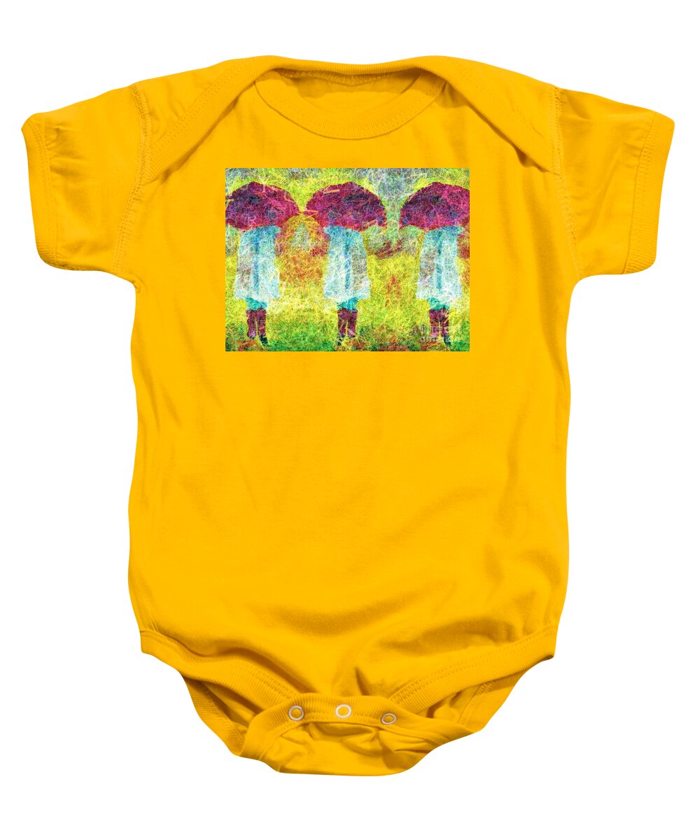 Best Friends Baby Onesie featuring the photograph Best Friends by Claire Bull