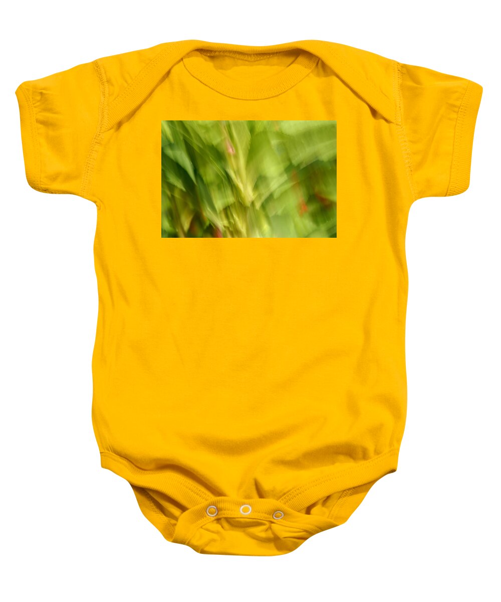 Blurred Motion Baby Onesie featuring the photograph Blowing in the Breeze by Paul W Faust - Impressions of Light