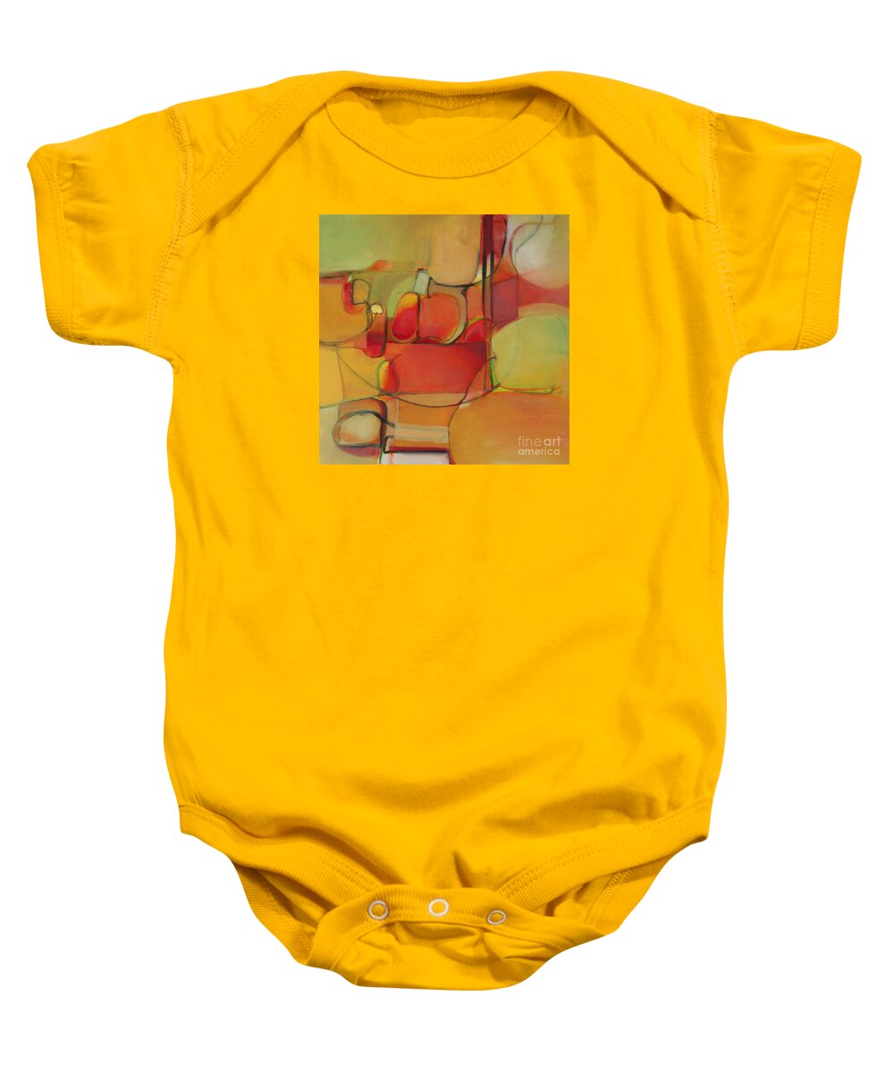 Watercolor Baby Onesie featuring the painting Bowl of Fruit by Michelle Abrams