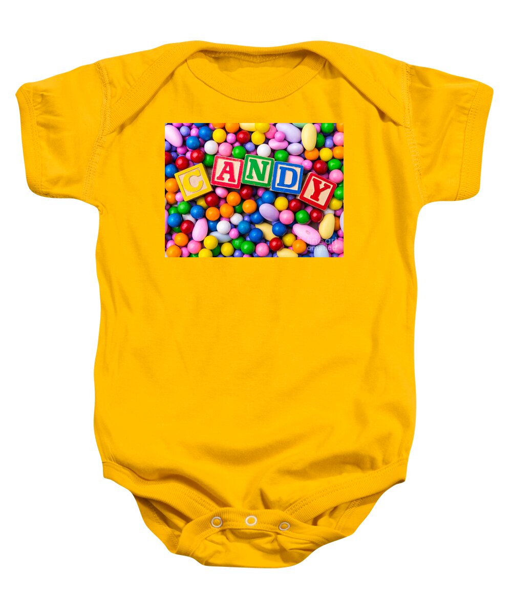 Candy Baby Onesie featuring the photograph Candy by Edward Fielding