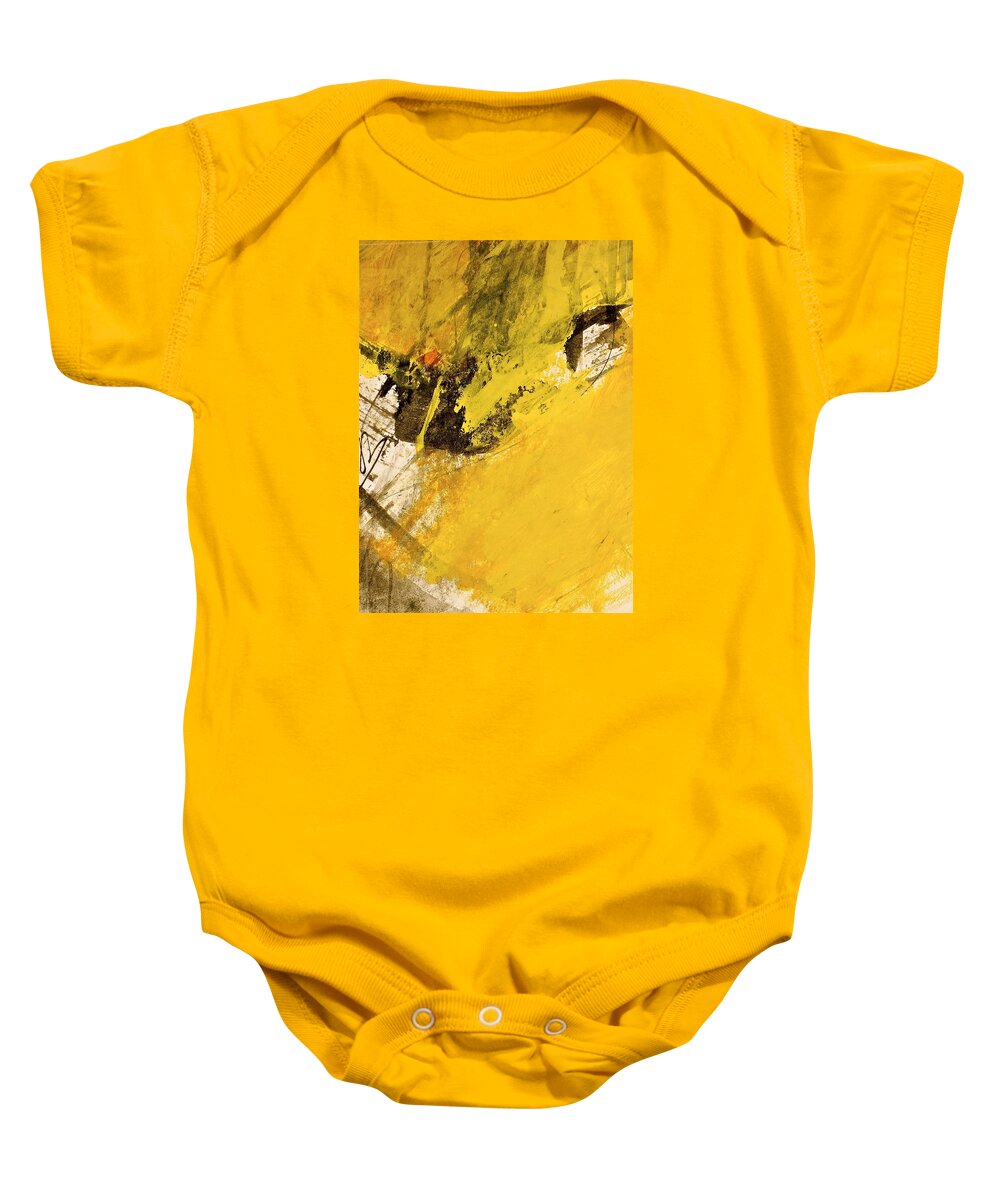 Abstract Paintings Baby Onesie featuring the painting Dazed Days Of Purple Haze by Cliff Spohn