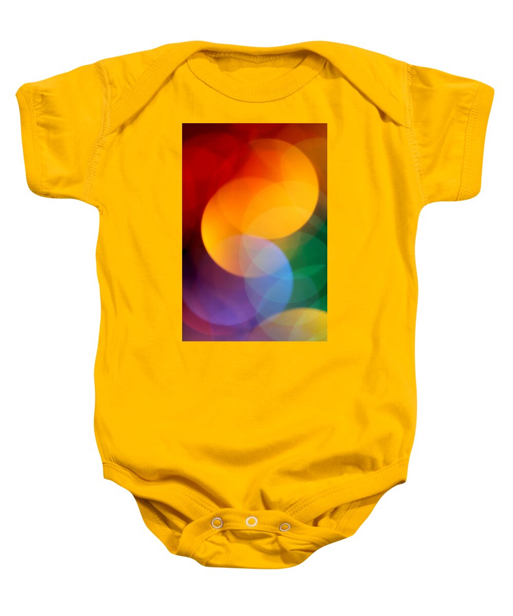 Abstract Baby Onesie featuring the photograph Deja Vu 2 by Dazzle Zazz