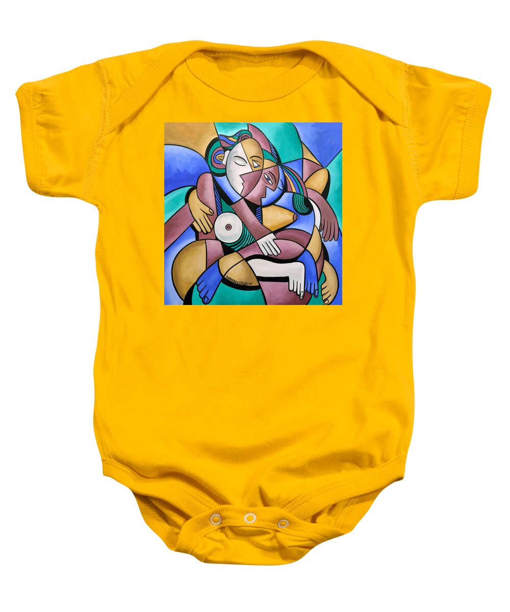 Endless Love Baby Onesie featuring the painting Endless Love by Anthony Falbo