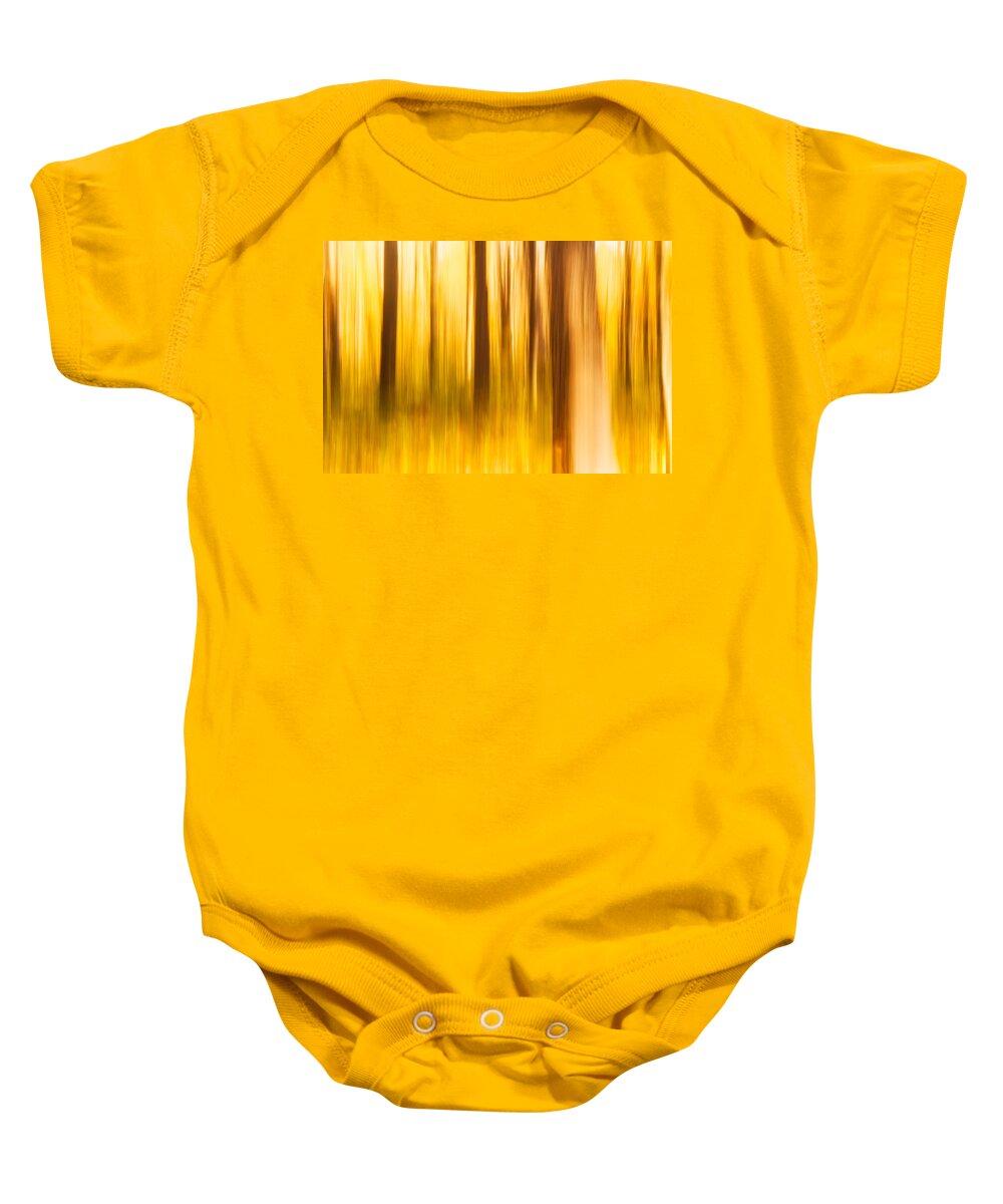 Forest Dream Baby Onesie featuring the photograph Forest Dream by Lindley Johnson