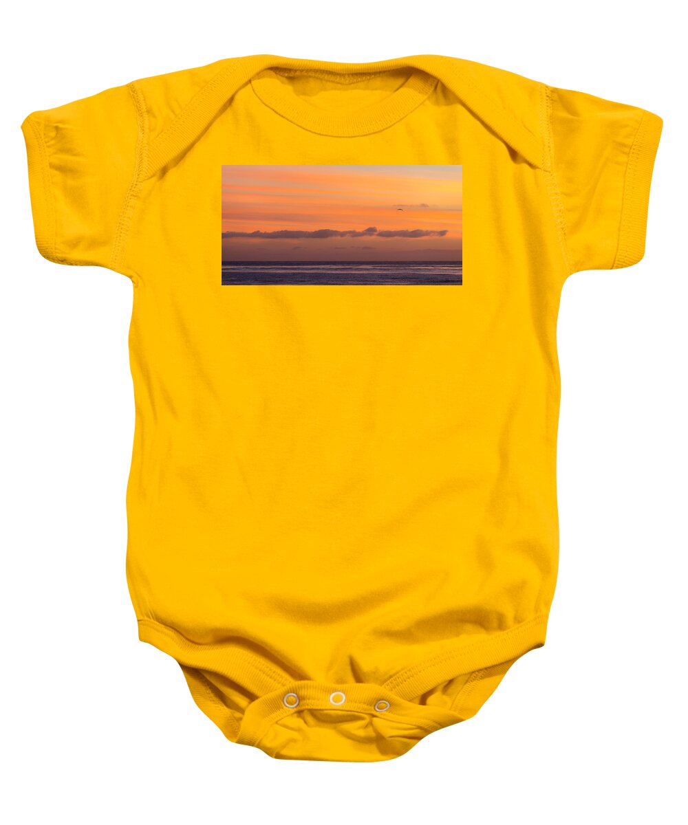 Beach Baby Onesie featuring the photograph I'll Fly Away by Peter Tellone