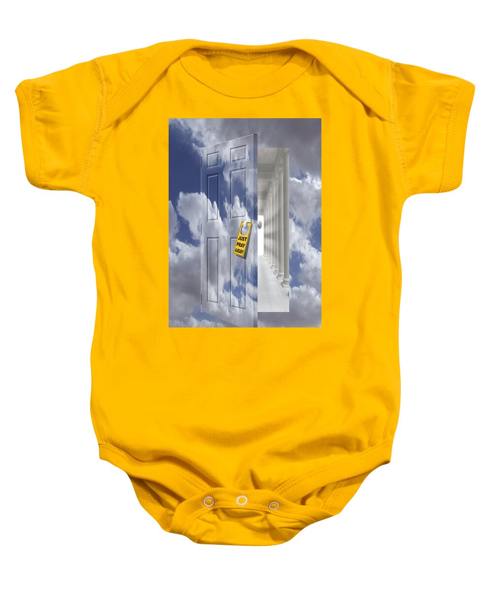 Prayer Baby Onesie featuring the photograph Just Pray ALREADY by Mike McGlothlen