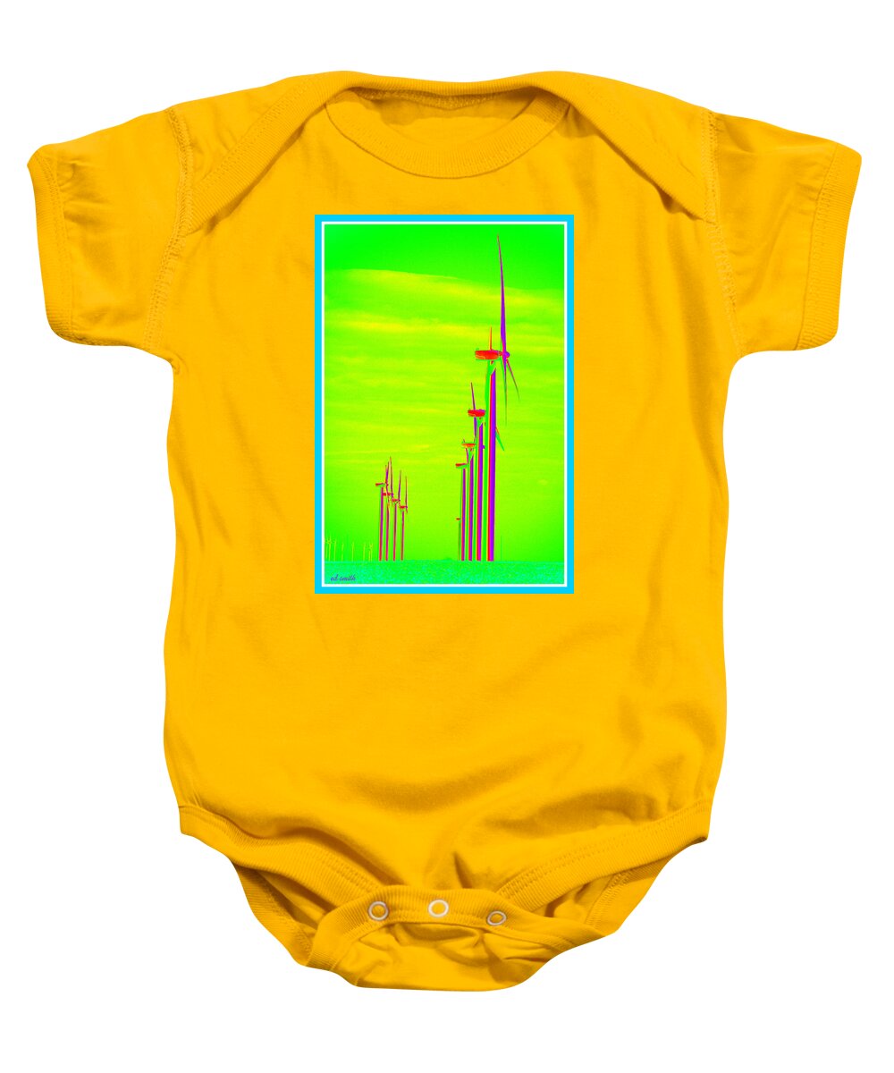 Metal Mania Baby Onesie featuring the photograph Metal Mania by Edward Smith