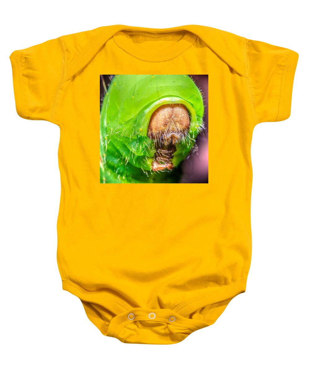 America Baby Onesie featuring the photograph Polyphemus by Traveler's Pics