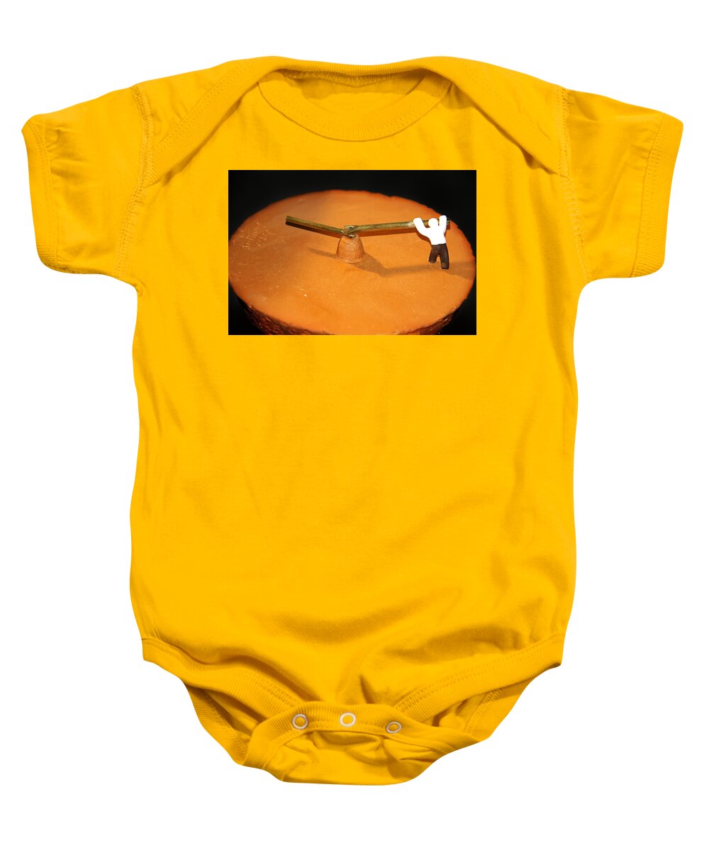 Time Baby Onesie featuring the photograph Race against time by Paulo Goncalves