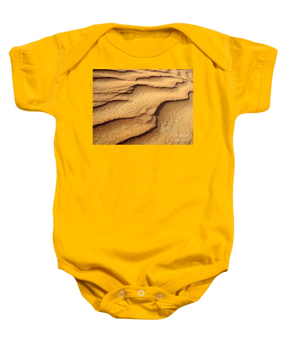 Arid Baby Onesie featuring the photograph Sand by Amanda Mohler