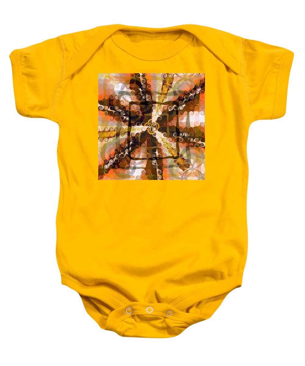 Evolve Baby Onesie featuring the digital art Evolve 1 by Angelina Tamez
