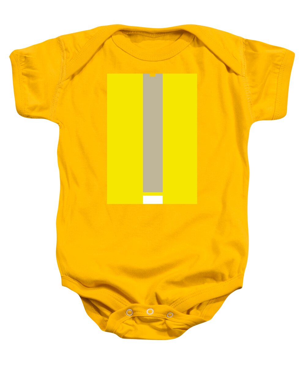 Abstract Baby Onesie featuring the digital art Nool by Naxart Studio