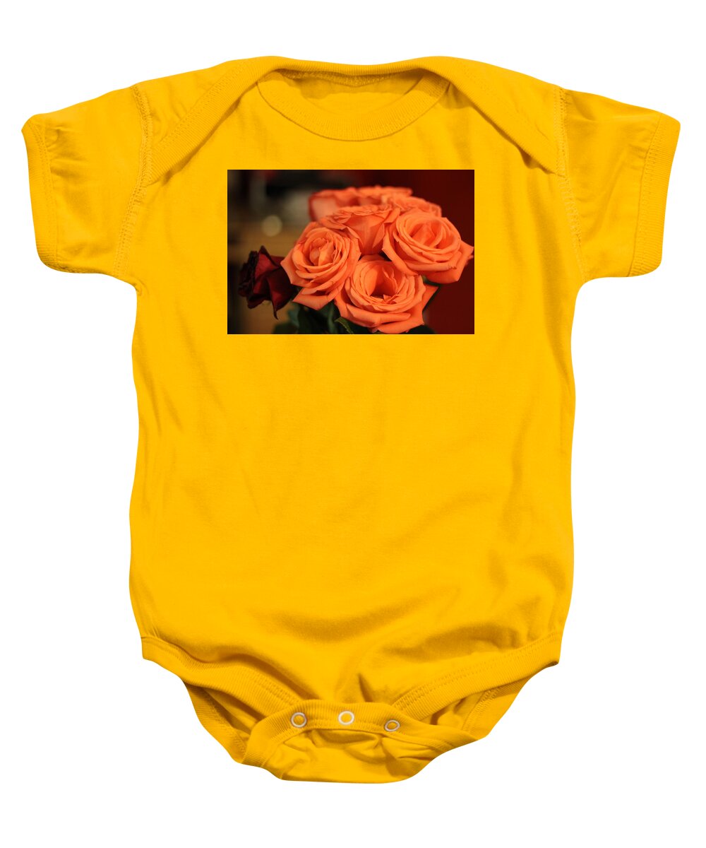 Roses Baby Onesie featuring the photograph Roses by Randy Wehner