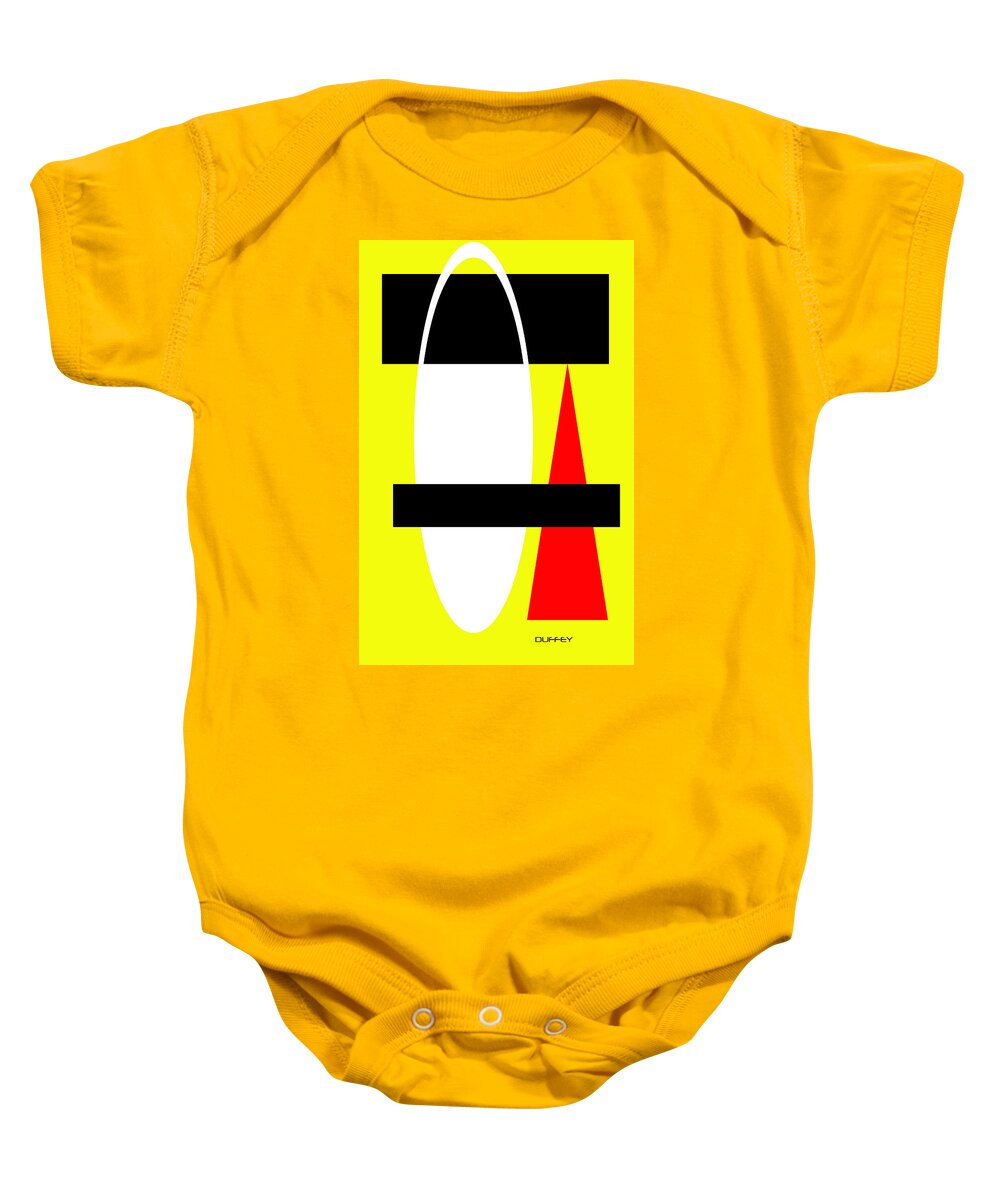 Post Constructivism/geometric Digital Drawings Baby Onesie featuring the photograph Untitled Ch 5 by Doug Duffey