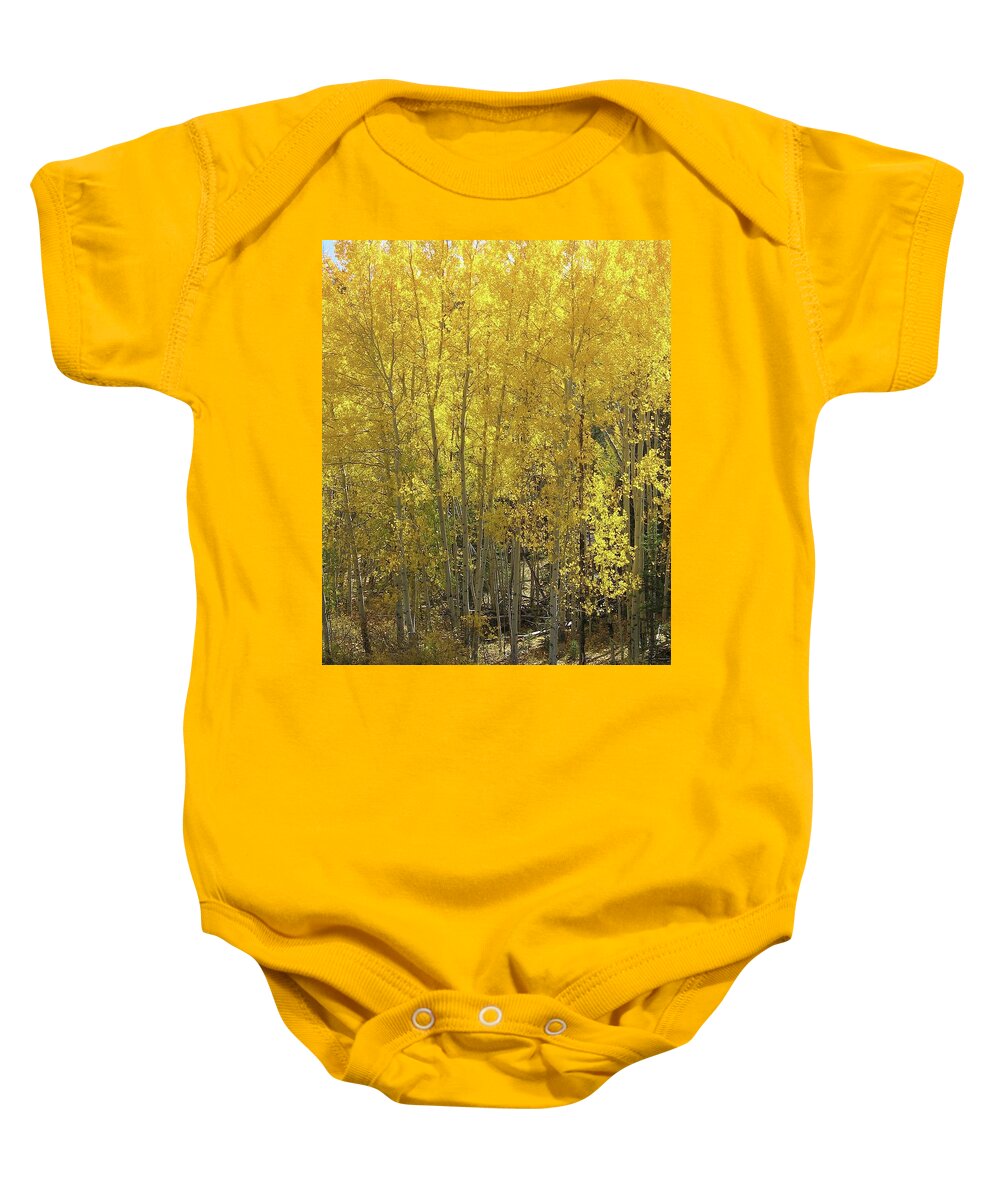 Aspen Baby Onesie featuring the photograph Invitational #1 by Judith Lauter