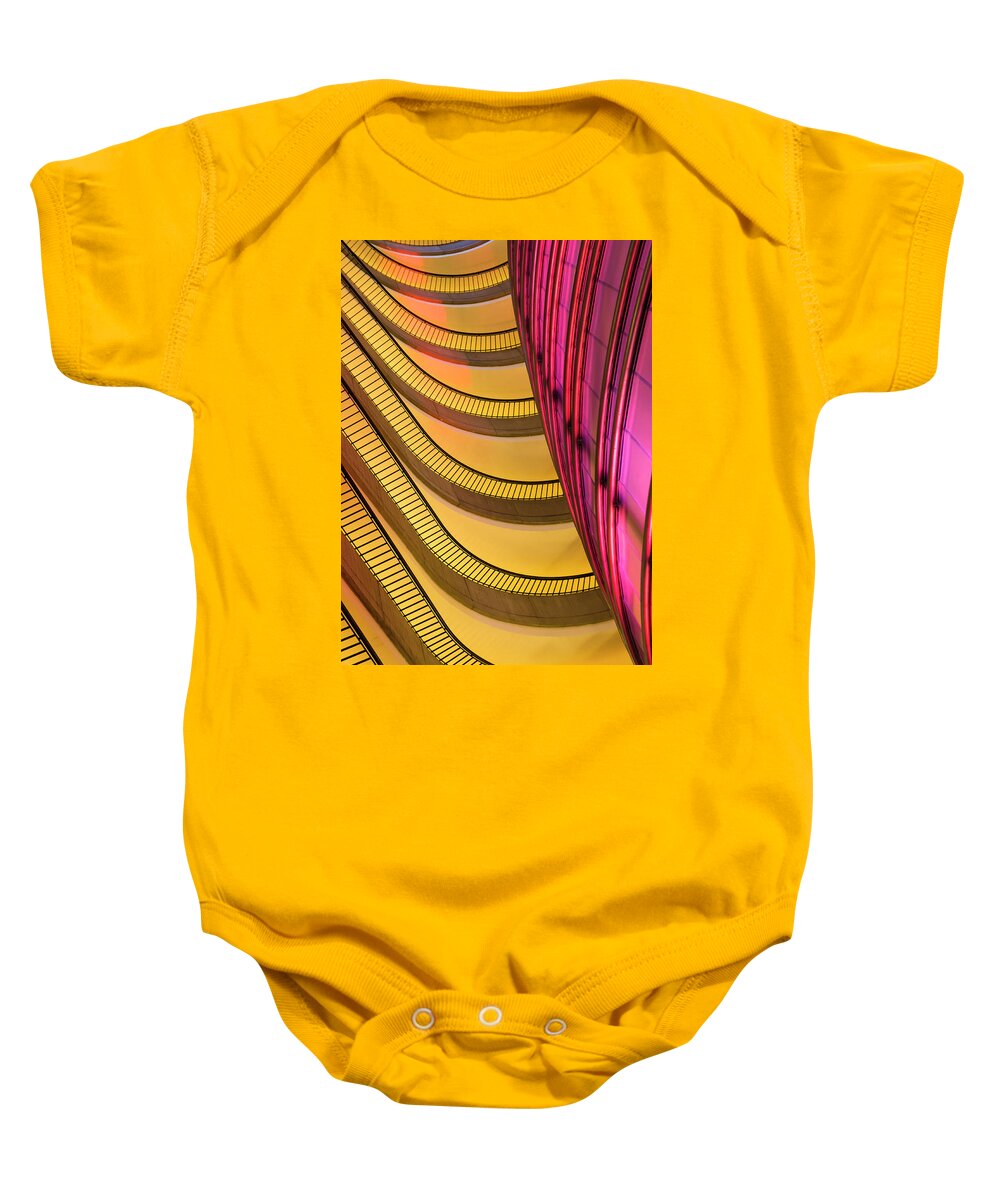 Art Baby Onesie featuring the photograph Abstract Architecture by Scott Slone